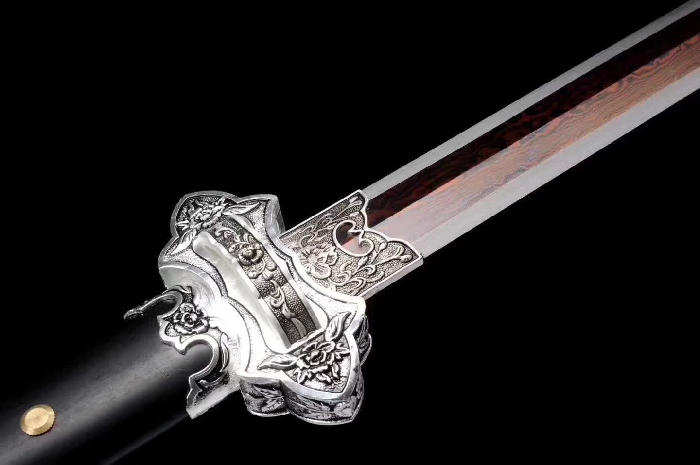 唐刀剑,八面剑,花纹钢宝剑专卖图片