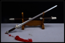 白双龙起脊太极剑 软剑 武术剑不锈钢